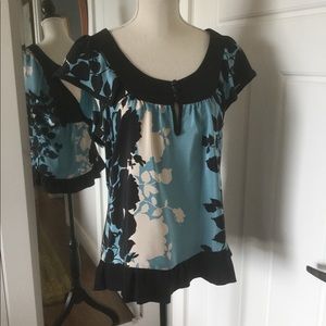 Christopher Dean silk blouse top